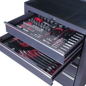 Grosir 121 buah Set alat reparasi mobil portabel, Kit kunci pas soket baja tahan karat tugas berat dapat disesuaikan dukungan OEM - Product Image 6