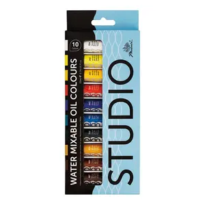 Phoenix Good Brand 10 Colour 22ml Stability Smooth Artist Water Mixable Paints Oil Color
