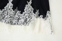 TAOP&ZA Jupe midi patchwork élégante et simple pour femme, taille élastique, nouvelle collection automne 2026