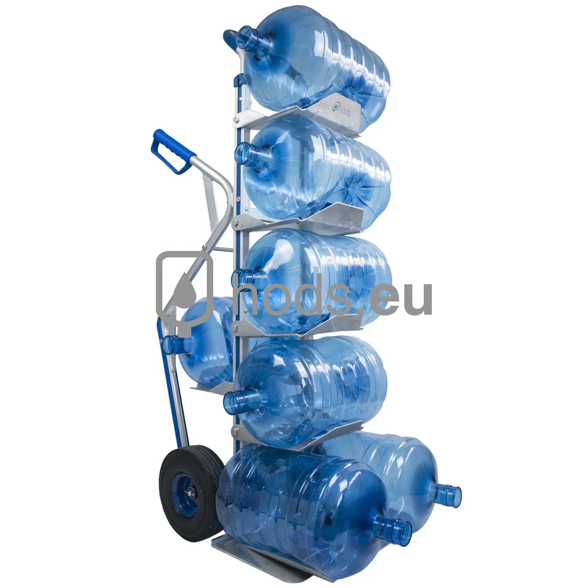 Hand Trolley For Transportation of 5 Gallon Bottles Silicone Coating for 5 or 7 Bottles Aluminium anodising