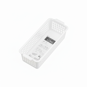 Inomata 517 ventosa cesto lungo soluzione di conservazione bianca - Product Image 1