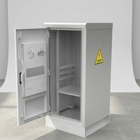 Armoire de serveur intelligente extérieure 42U 19 pouces avec système de refroidissement climatisé et UPS pour centre de données modulaire en stock