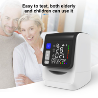 Tensiomètre médical automatique à brassard pour le bras, avec affichage LED, précision de 99 %, pour usage sur table