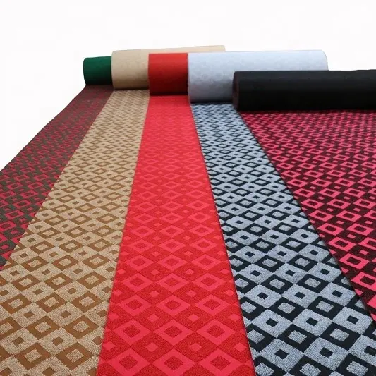 Modern Style Wall To Wall 3D Carpet Polyester Double Jacquard Carpet for Living Room Aisle Runner Rug Floor