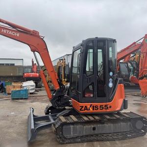 Hot Sell Mini Machine Used 5ton Hitachi Zx55 <b>Second</b> <b>Hand</b> Excavator in Low Working Hours in Good Condition in Stock - Product Image 1
