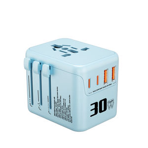 Gadgets mobiles Adaptateur de voyage dans le monde entier Prises de courant USB vers Type C pour femme <span class=keywords><strong>Homme</strong></span> Adaptateur de voyage Cadeau - Product Image 1