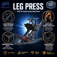 Machine de presse à jambes multifonctionnelle 2-en-1 commerciale à charge libre, cadre linéaire, équipement de musculation pour le bas du corps