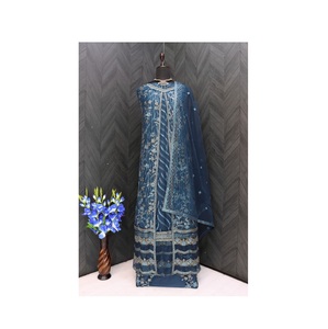 Diseñador de ocasión de boda y fiesta de alta calidad Vipul Fashion Salwar Kameez en traje de estilo encogimiento de hombros para precio de exportación - Product Image 1