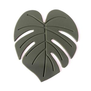 Restaurant <b>Silicone</b> Coaster Pot <b>Mat</b> Washable Table Kitchen Bowl Leaf Placemat Set - Product Image 6