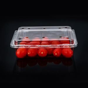 Wholesale customized 300g fruit box food packaging box plastic transparent box for supermarket