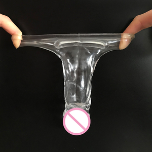 Condón de Cristal Altamente Elástico, Reutilizable, Extensor de Pene, Retrasa la Eyaculación, Agrandador de Pene, Juguetes Sexuales Íntimos para Hombres - Product Image 3