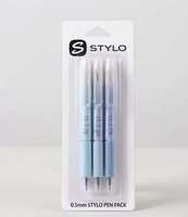 Stylo Gel Effaçable 0,5 mm Encre Bleue Rouge Noire Plastique & Caoutchouc Économique Pour Bureau & École Marque TW Directement de l'Usine de Yiwu