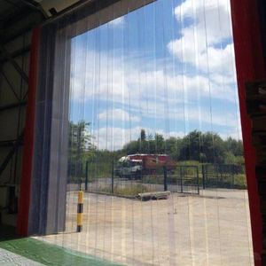 Bande de PVC de couleur personnalisée <span class=keywords><strong>rideau</strong></span> de porte en plastique PVC super clair <span class=keywords><strong>rideau</strong></span> de porte pour l'industrie - Product Image 4