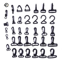En gros, crochet rotatif en plastique en forme de point d'interrogation, crochet pivotant pour tente, crochet de fixation de corde pour tente de camping, accessoires pour sangles de gants et de bandoulière