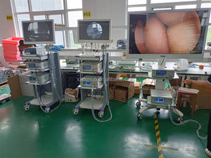 Có thể điều chỉnh kim loại nội soi giỏ hàng Xe đẩy cho cứng nhắc và linh hoạt nội soi Ent nội soi Máy ảnh đứng bệnh viện sử dụng - Product Image 3