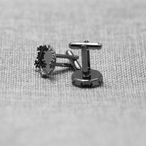 Bouton de fermeture blanc 14mm réglage <span class=keywords><strong>ong</strong></span> manches boutonné dos résultats bouton de manchette bouton de manchette simple - Product Image 5
