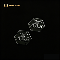 HONMEO OEM ODM Étiquette Métallique Personnalisée en Alliage de Zinc pour Vêtements, Vente en Gros, Étiquette Gravée avec Logo pour Jeans et Sacs
