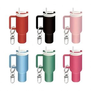 Hot Sell Plastic Lipstick Bucket Portable Wallet Earphone Storage Bag <b>Key</b> <b>Ring</b> Mini Tumbler Keychain - Product Image 1