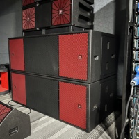 Système de sonorisation Line Array double 12 pouces pour auditorium, haut-parleur professionnel de diffusion pour entreprise