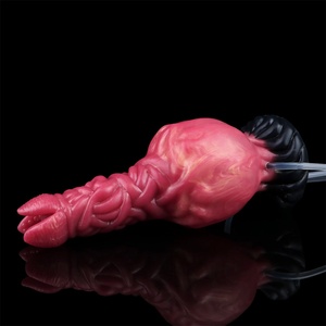 Monster <b>Dildo</b> Inflatable Squirting Fantasy Horse <b>Dildo</b> Knotted with Strong Suction Cup Anal <b>Dildo</b> Silicone Adult Toys for Women - Product Image 3