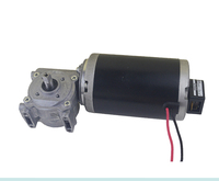 Moteur à engrenages 63WJS 12V 24V 48V DC 100W pour volet roulant, vélo électrique, appareil électroménager, bateau, IP45, montage à bride