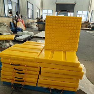 Tùy chỉnh hình dạng vuông tròn 500*500*50mm tấm OUTRIGGER cần cẩu OUTRIGGER ổn định <span class=keywords><strong>uhmwpe</strong></span> OUTRIGGER Pad - Product Image 2