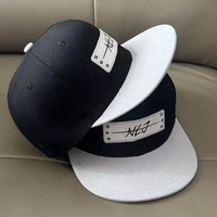 Casquette Snapback Brodé Structuré Personnalisé 6 Panneaux Visière Plate Homme Chapeaux de Baseball Vides Ajustés avec Patch Vente en Gros