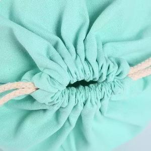 Sac à dos en toile de coton personnalisé avec cordon de serrage, sac en toile de coton avec logo, vente en gros - Product Image 3