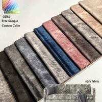 Tissu en velours hollandais imprimé, finition imprimée hollandaise, textile en velours pour la décoration intérieure et la tapisserie d'ameublement avec une surface riche