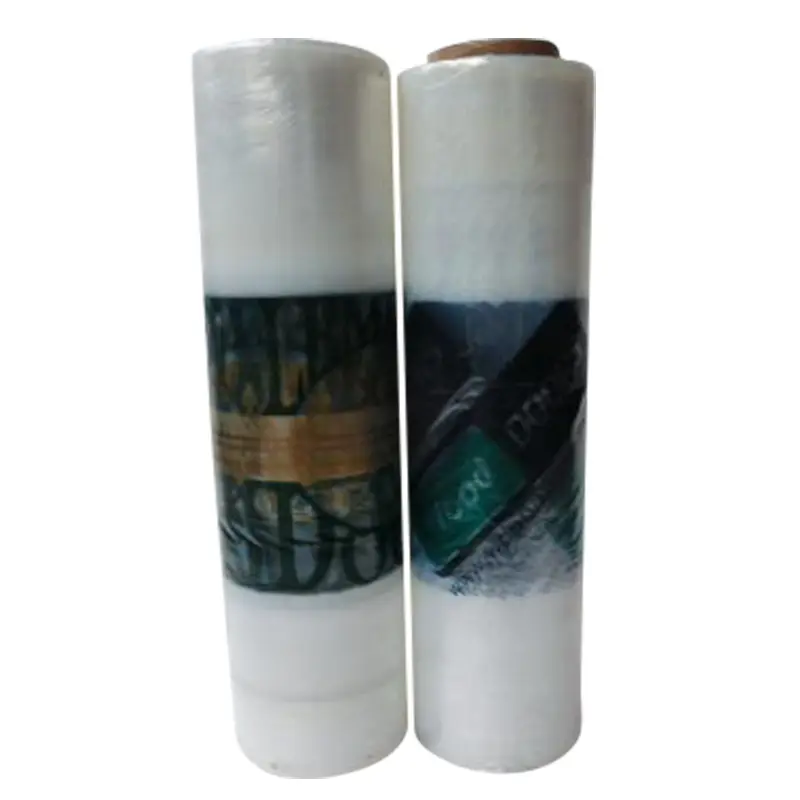 Kostenlose Probe verfügbar PE Frisch halte folie Transparente Stretch folie Wrap Kunststoff Papier kern folien rolle