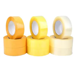 Industrial Clear Adhesive BOPP Tapes Strong Cardboard Boxes Packaging For Pack Seal Remove Clothing Dust And Pet Hairs BOPP Tape