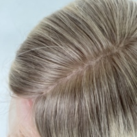 Listo para Enviar: Peluca de Silicona Médica T-ashyblonde de Alta Calidad, la Más Vendida en Salones de Belleza, con Base de Seda y Cuero Cabelludo Realista, Cómoda