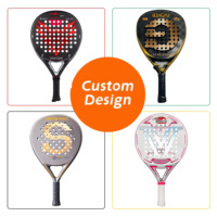 Raquette de padel personnalisable de haute qualité, fabriquée en usine avec grip en forme de diamant pour raquetas de padel, raquette de terrain de padel
