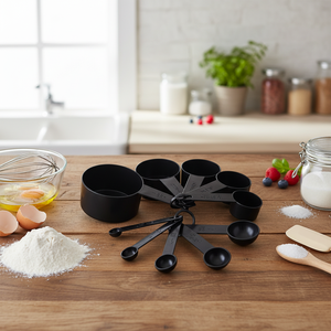 CASAMAX WL AZ-2604 Juego de 10 básculas de cocina de plástico ecológicas de 1.25ML a 250ML - Product Image 3