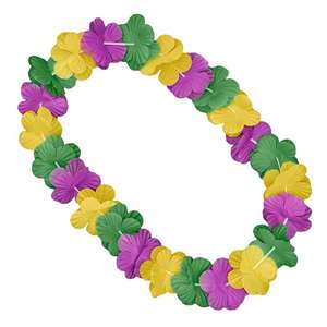 Accessorio luminoso per collana di fiori hawaiani Mardi Gras per fantastiche alternative di Halloween e grasso di martedì - Product Image 6