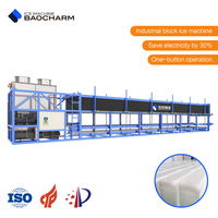Machine à glaçons industrielle à refroidissement direct électrique BAOCHARM de 10 tonnes pour la production de grands blocs de glace pour les entreprises de glace
