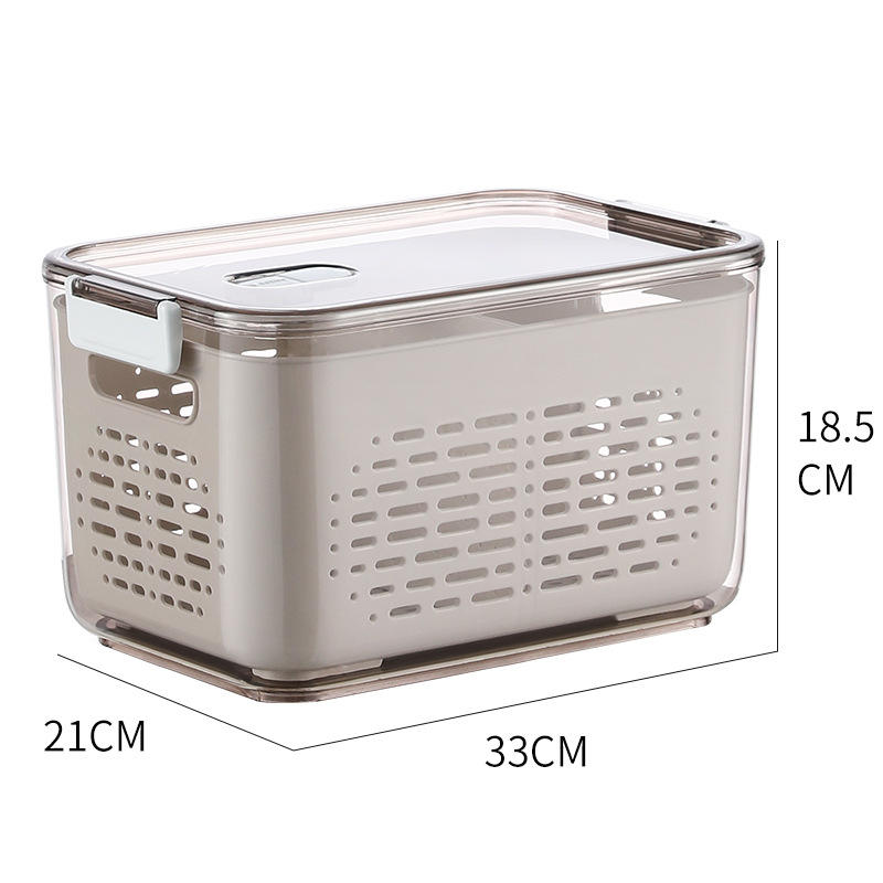 Cestino di scarico per frigorifero extra large marrone