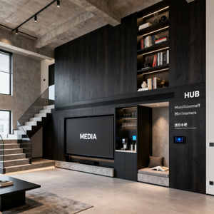 Design Personalizzato di Mobili e <span class=keywords><strong>Arredamento</strong></span> Integrato per uno Stile di Vita Senza Disordine nel Loft - Product Image 2