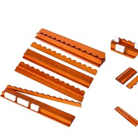 Support et poussoir magnétique détachable en bois pour tuiles de Mahjong en forme de vague – Accessoire de table de Mahjong moderne et minimaliste