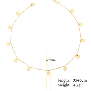 Collier ras du cou <span class=keywords><strong>Kalea</strong></span> tendance en acier inoxydable plaqué argent 6 mm, avec petits breloques étincelants et effet bling-bling, pendentif femme - Product Image 4