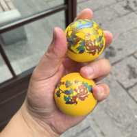 Coffrets cadeaux de balles de fitness Baoding et tasses à thé en porcelaine de la marque ShouXing, bien-être traditionnel chinois, cadeaux d'affaires pour entreprises