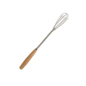 Stainless Steel Egg Beater With Wooden Handle Manual Whisk For Home Baking Tools - Product Image 5