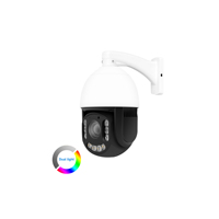 Caméra PTZ IP PoE Mini Hikvision compatible, extérieure, avec suivi automatique, 8MP 4K, zoom optique 20x, dôme rapide, vision nocturne couleur intelligente et audio bidirectionnel