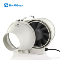 Ventilateur de gaine en ligne HF 4 pouces 100 mm avec contrôleur, silencieux, en plastique, puissant et silencieux, 830 420 100 CFM