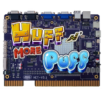 Carte PCB de jeu de compétences à double écran 2-en-1 Huff N More Puff /Plus avec fonction de roue, prix d'usine pour machine de jeu d'arcade et d'amusement