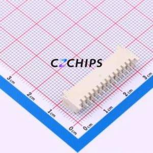 WAFER-HY2.0-13PWB Wire-to-Board Pin Header SMD,P=2mm,Horizontal Mount Connector 1x13P 2mm Horizontal Mount HY - Product Image 2