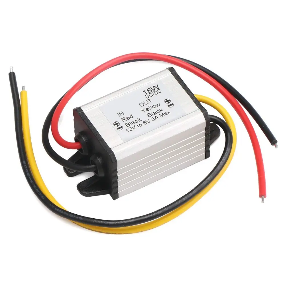 Alimentation électrique étanche, 3a 18W DC 12V à DC 6V, convertisseur de tension, régulateur de puissance, vente en gros