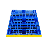 Palette en plastique à ouverture simple, empilable, 4 directions, 1150*1000mm, pour entrepôt industriel, réutilisable, antidérapante