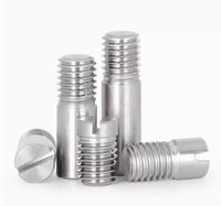 Goupille cylindrique à filetage externe en acier inoxydable 304, vis sans tête à pas variable, goupille axiale