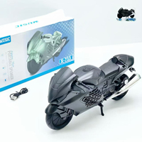 Altavoz Bluetooth con Forma de Motocicleta X-733, Altavoz Inalámbrico Portátil Modelo Moto Deportiva, Altavoz Estéreo con Bajos, Compatible con TF, USB y FM